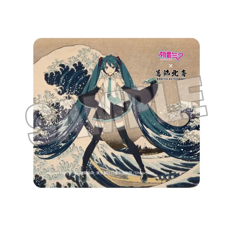 葛飾北斎の歴史的な名画と世界の「バーチャルシンガー」初音ミクと歴史的コラボレーション 画像 16