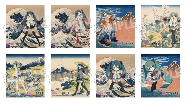 葛飾北斎の歴史的な名画と世界の「バーチャルシンガー」初音ミクと歴史的コラボレーション 画像 18