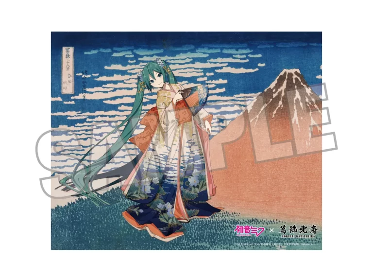 葛飾北斎の歴史的な名画と世界の「バーチャルシンガー」初音ミクと歴史的コラボレーション 画像 2