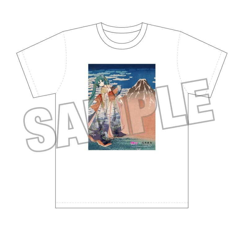 葛飾北斎の歴史的な名画と世界の「バーチャルシンガー」初音ミクと歴史的コラボレーション 画像 4