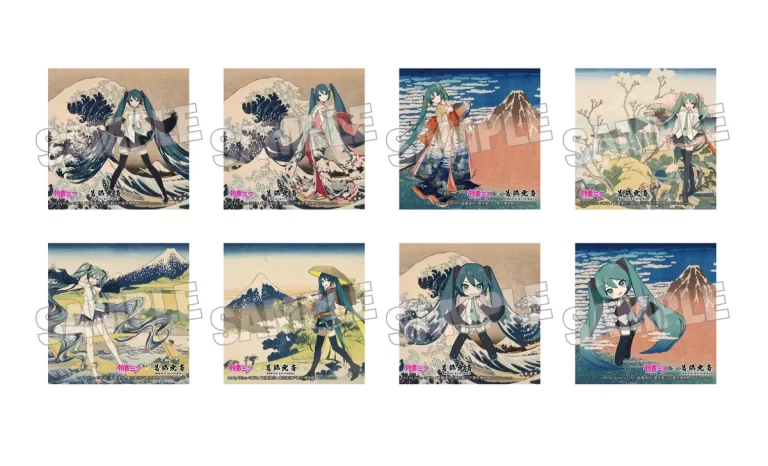 葛飾北斎の歴史的な名画と世界の「バーチャルシンガー」初音ミクと歴史的コラボレーション 画像 5