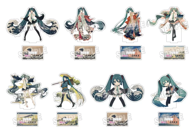 葛飾北斎の歴史的な名画と世界の「バーチャルシンガー」初音ミクと歴史的コラボレーション 画像 6