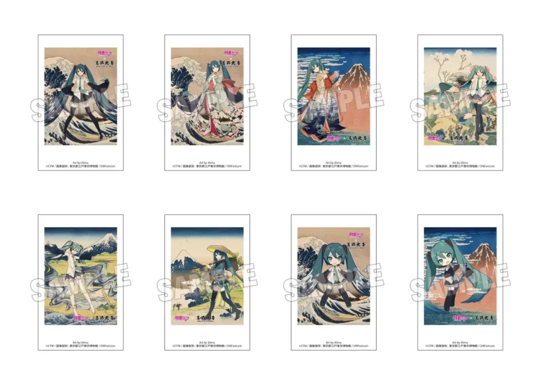 葛飾北斎の歴史的な名画と世界の「バーチャルシンガー」初音ミクと歴史的コラボレーション 画像 7